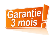 Garantie 3 mois - Toutes réparations garanties 3 mois pièces et main-d'œuvre