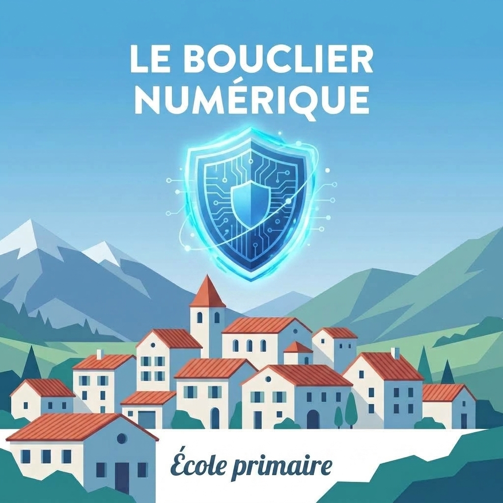 Le bouclier numérique de l'école primaire dans le Cantal